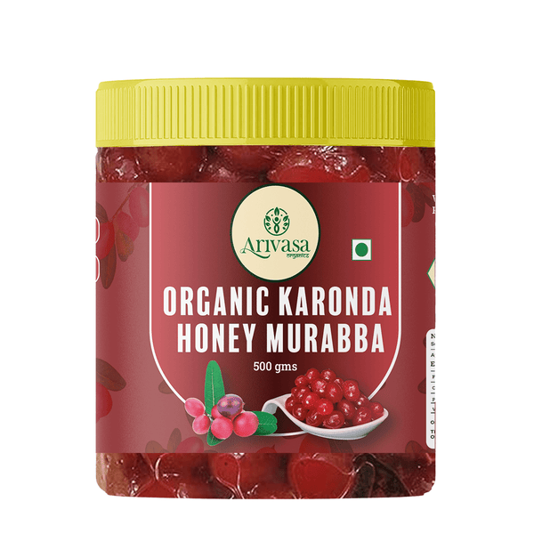 Arivasa Organics Karonda Honey Murabba | Honey-Sweetened & Handmade – 500 gm